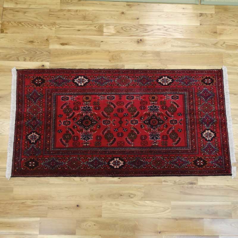 ペルシャ絨毯　トルクメン　オールド　約128×65cm