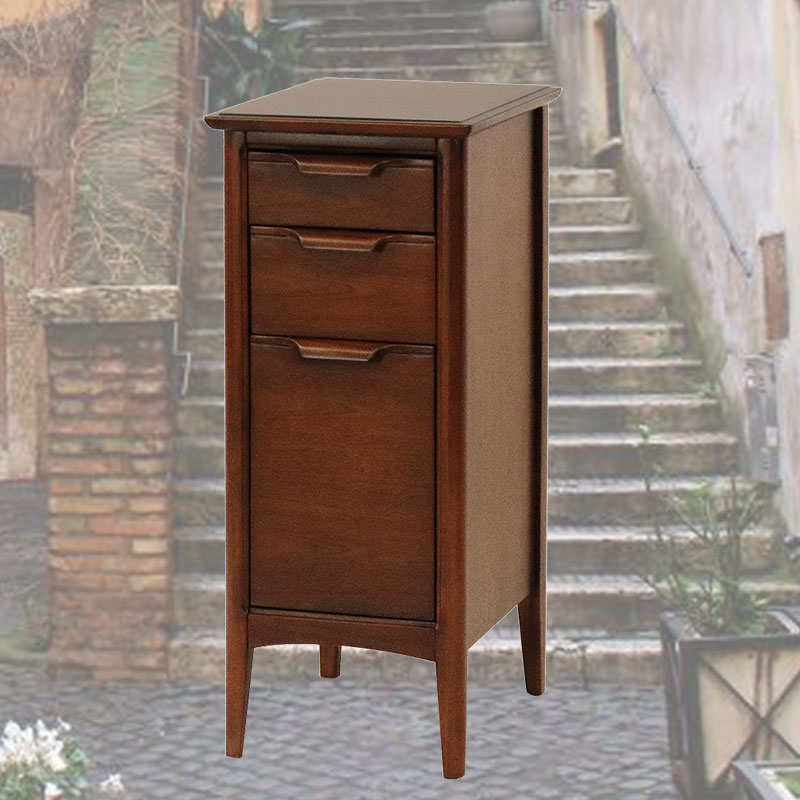 ミッドセンチュリースタイルの30cm幅チェスト　逆輸入家具