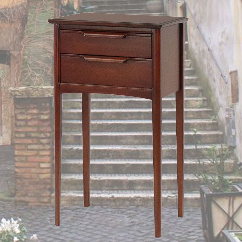 ミッドセンチュリースタイルの45cm幅のコンソールテーブル　逆輸入家具