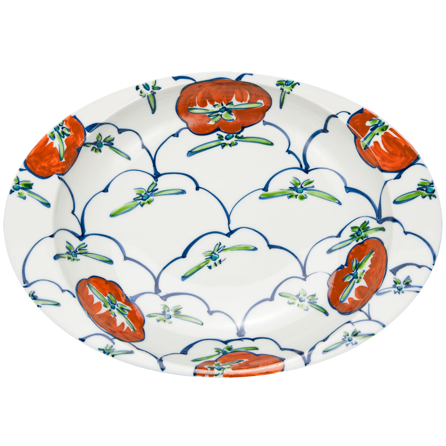 トマト　極上のカレー皿　有田焼　匠の蔵