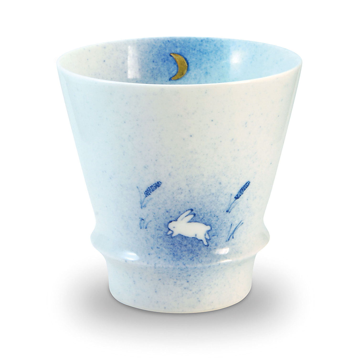 月とうさぎ　至高の焼酎グラス　有田焼　匠の蔵