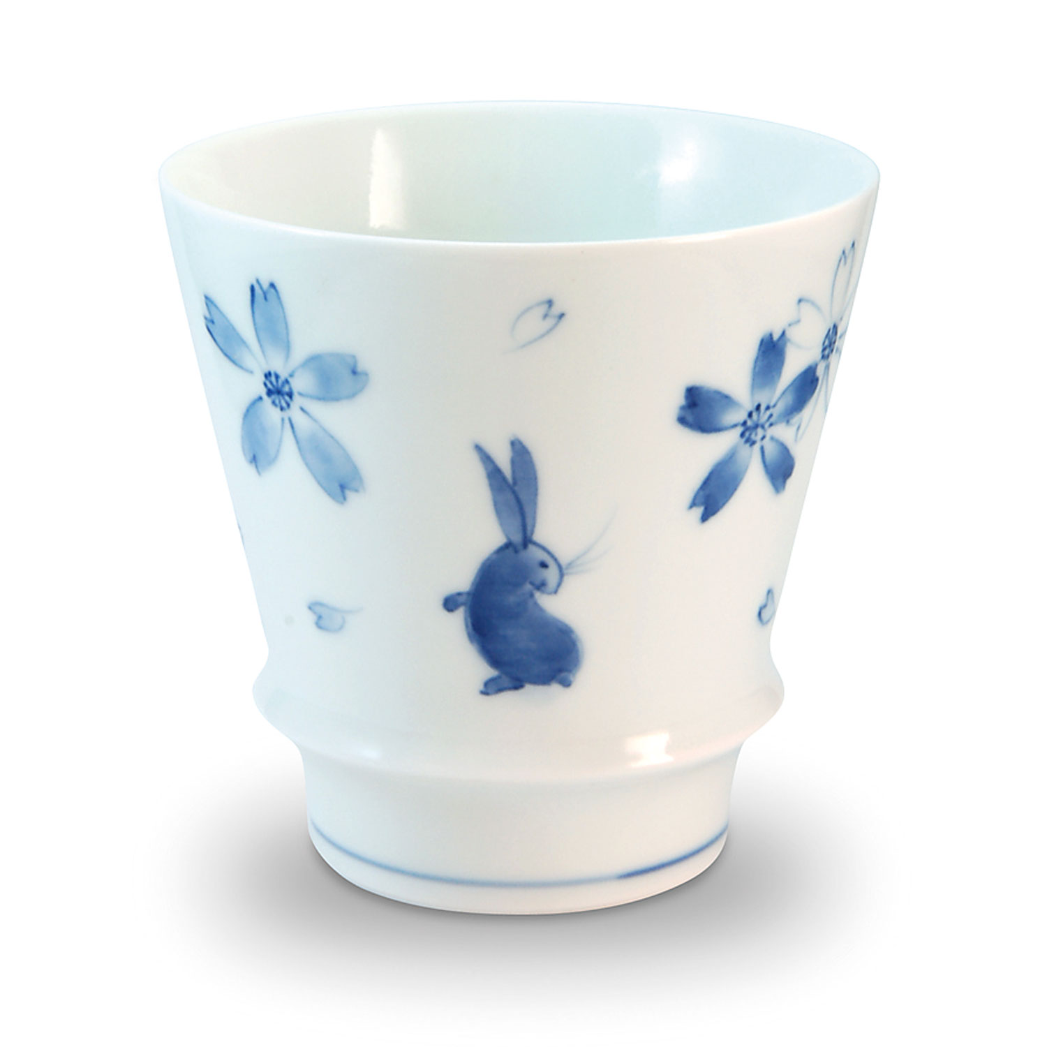 花うさぎ　至高の焼酎グラス　有田焼　匠の蔵