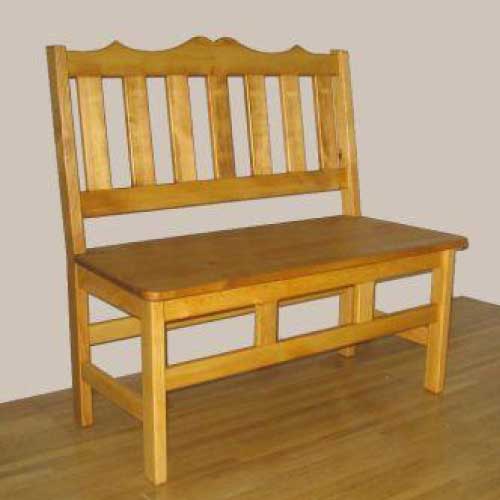 カントリーベンチ　OKR-CB009-125　カントリー家具　エコロジー家具