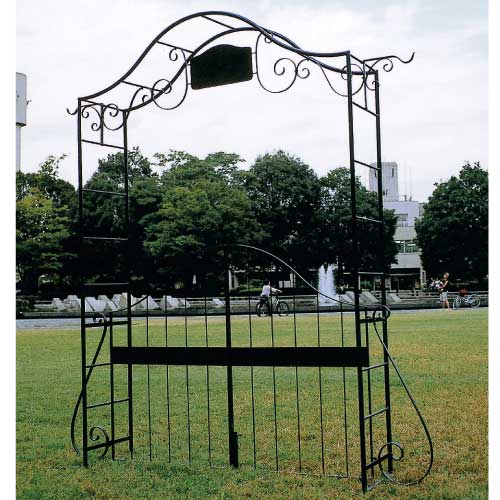 門扉付アーチ2型　JB-36430　ガーデンアーチ