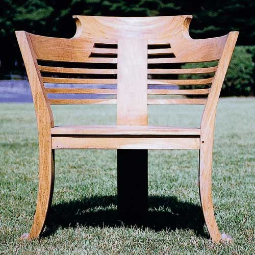 チーク材ロマンチックチェア　ガーデンチェア　ガーデン家具　【送料無料】