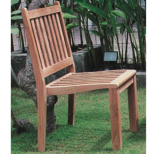 アームレススタッキングチェアー「ガーデンチェア」