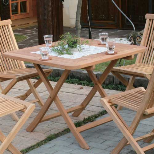 折り畳みスクエアーテーブルB　JB-20713　ガーデン家具　【送料無料】