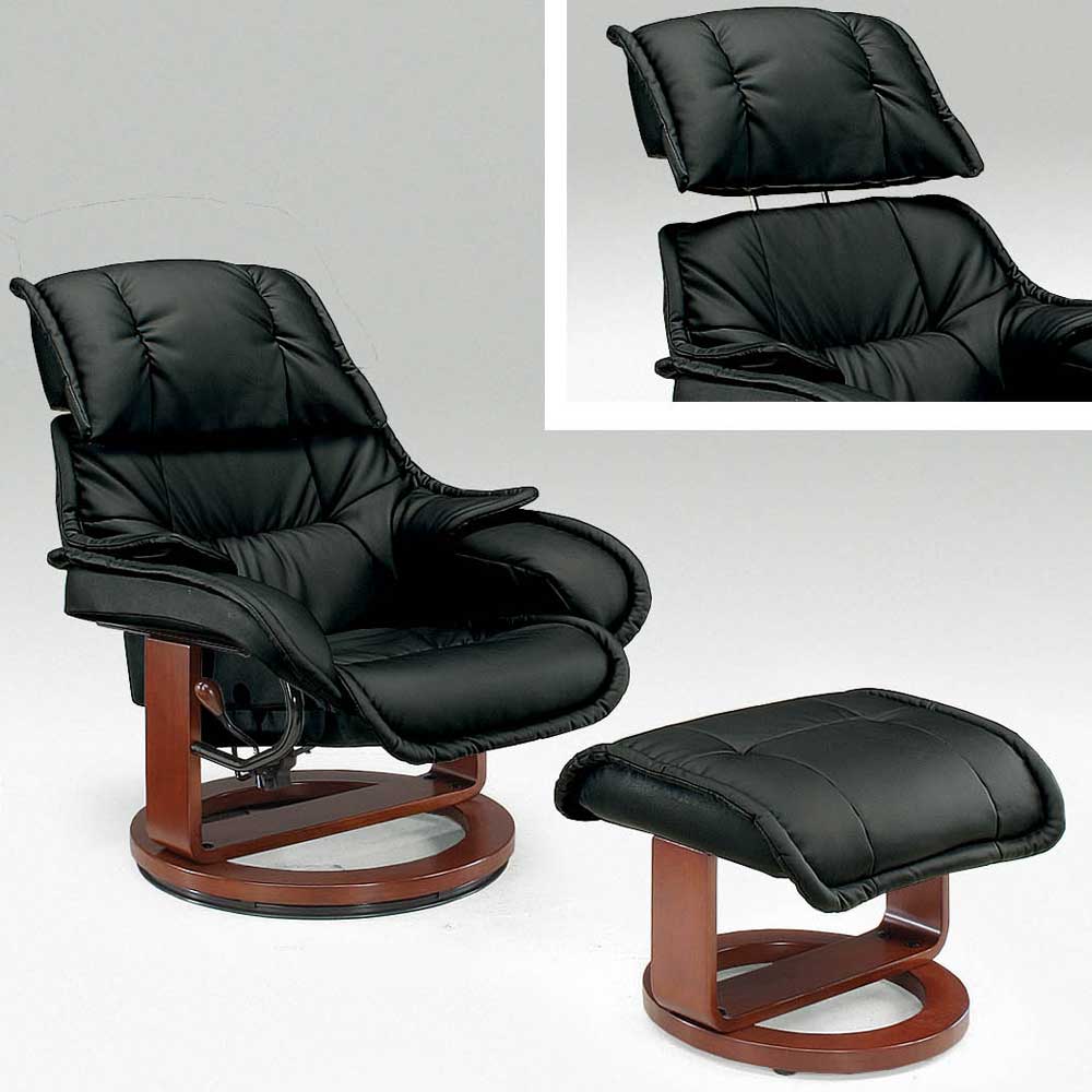 パーソナルリクライナー・プリメーラⅡDX(スツール付き)-ブラック