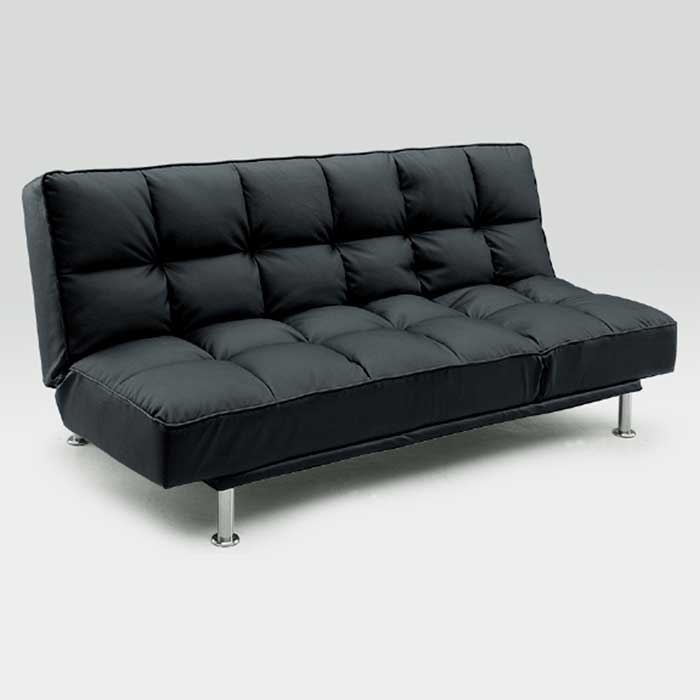 座面もちもちのソファーベッド・オセロⅣDX-ブラック