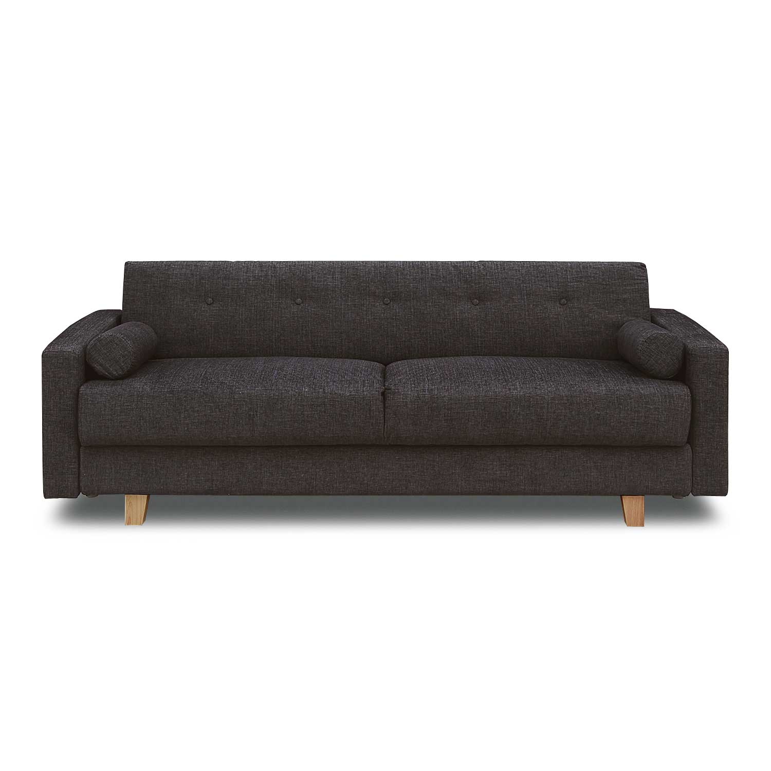 収納スペース付きソファーベッド・バサラⅡDX-ブラック