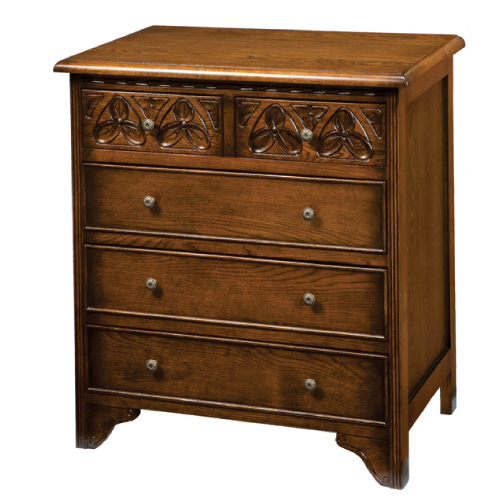 チェスト5引き出し　SDC-SC-800 アンティーク調家具