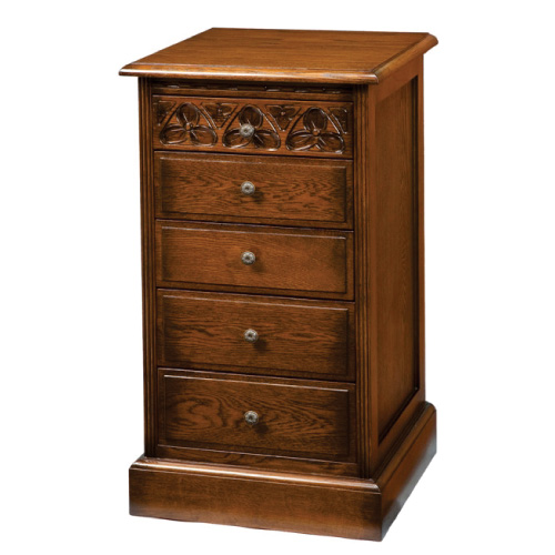 アンティーク調チェスト5引き出し　輸入家具　【送料無料】