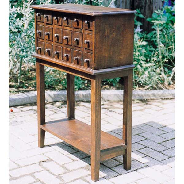 小引出し付のコンソールテーブル