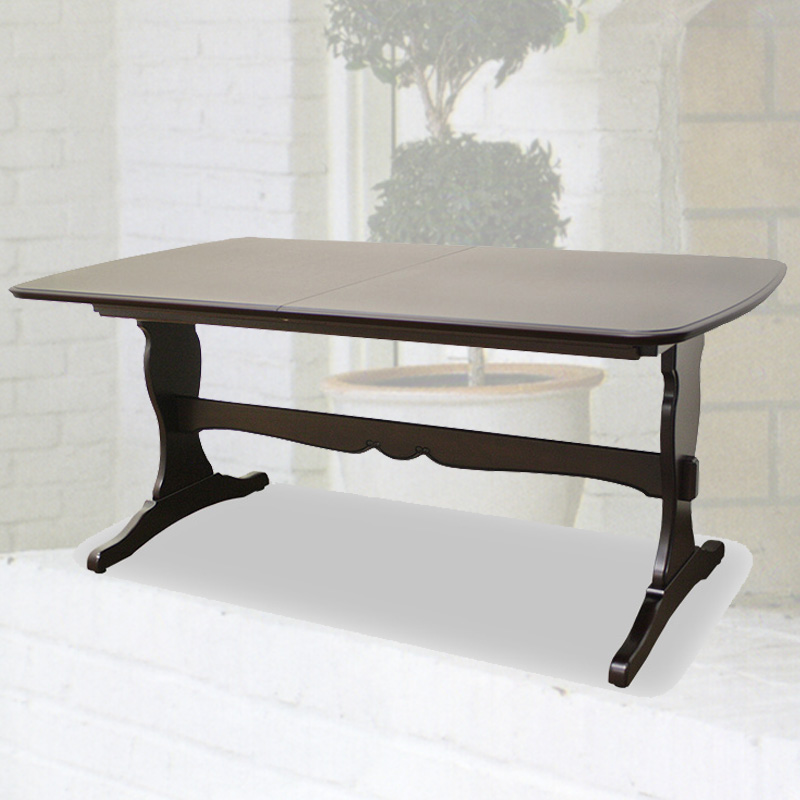 165cmから205cmへの伸長式ダイニングテーブル　フルールDM　逆輸入家具