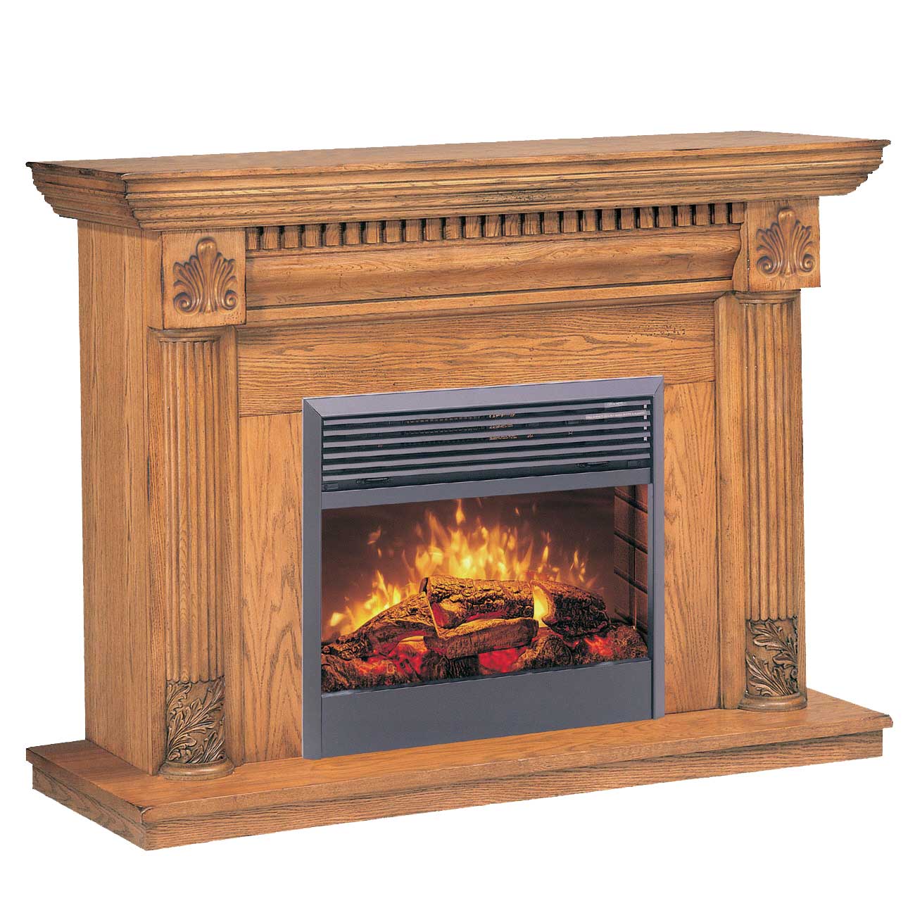 ヘリテージオーク電気暖炉-1000W