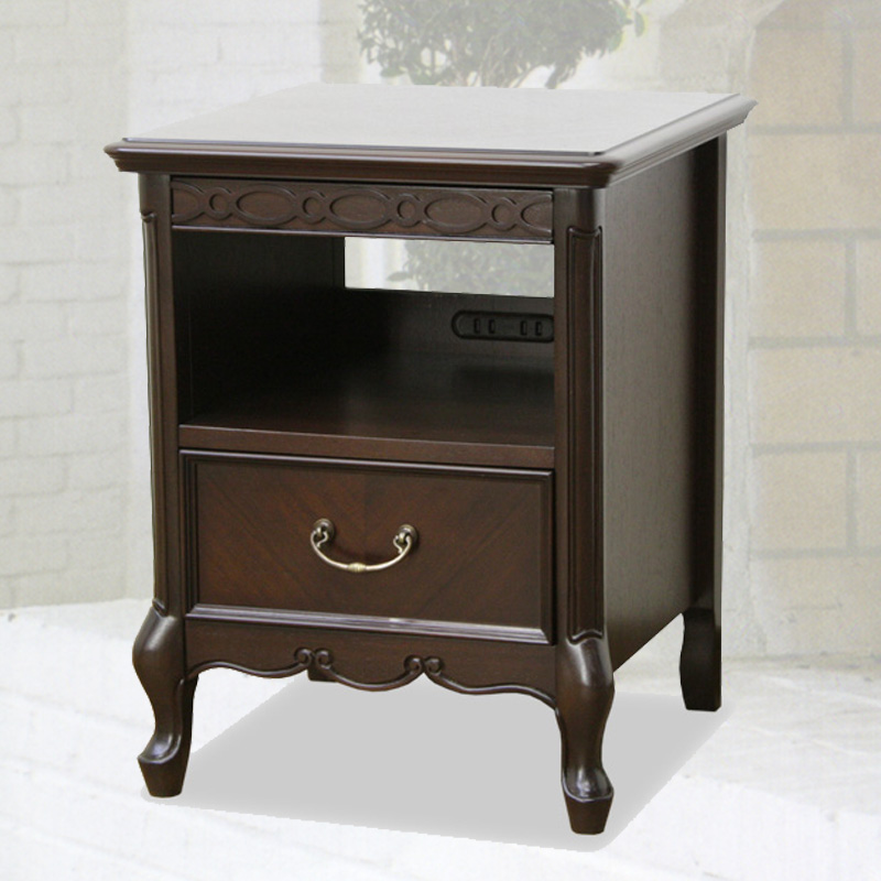 40cm幅の猫脚ナイトテーブル　フルールDM　逆輸入家具