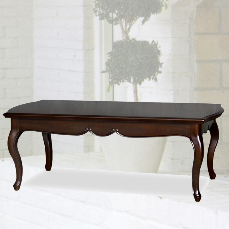 110cm幅の猫脚ソファーテーブル　フルールDM　逆輸入家具