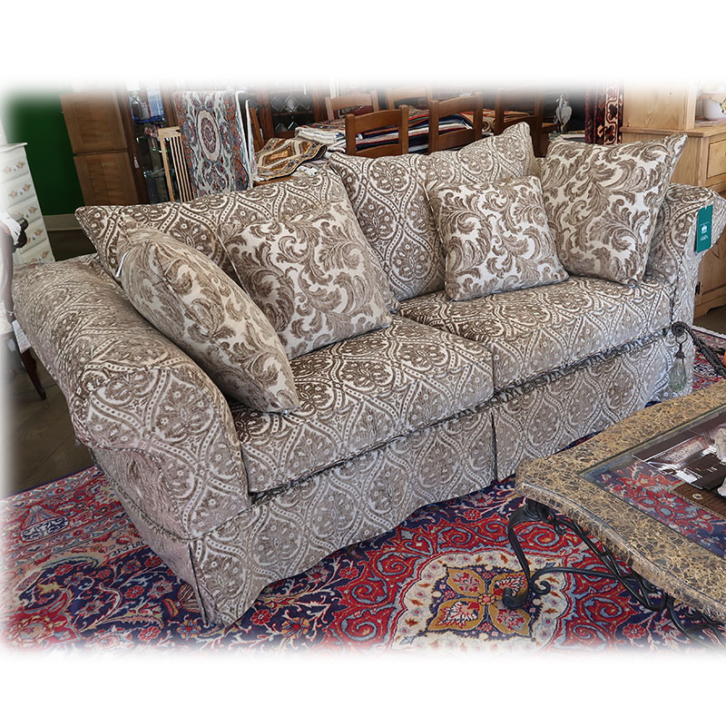 ソファー(カナダ製)3人掛け　9042-38 サロンカフェ　現金決済10%OFF+送料半額