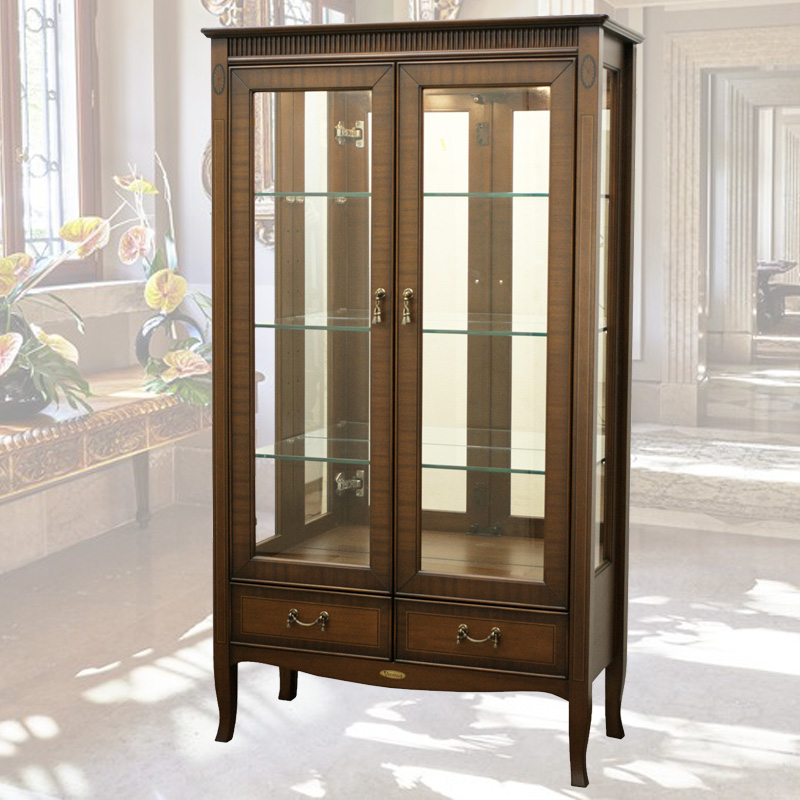 80cm幅猫脚キュリオ80　TOK-VE-QD80　ベネチア　逆輸入家具