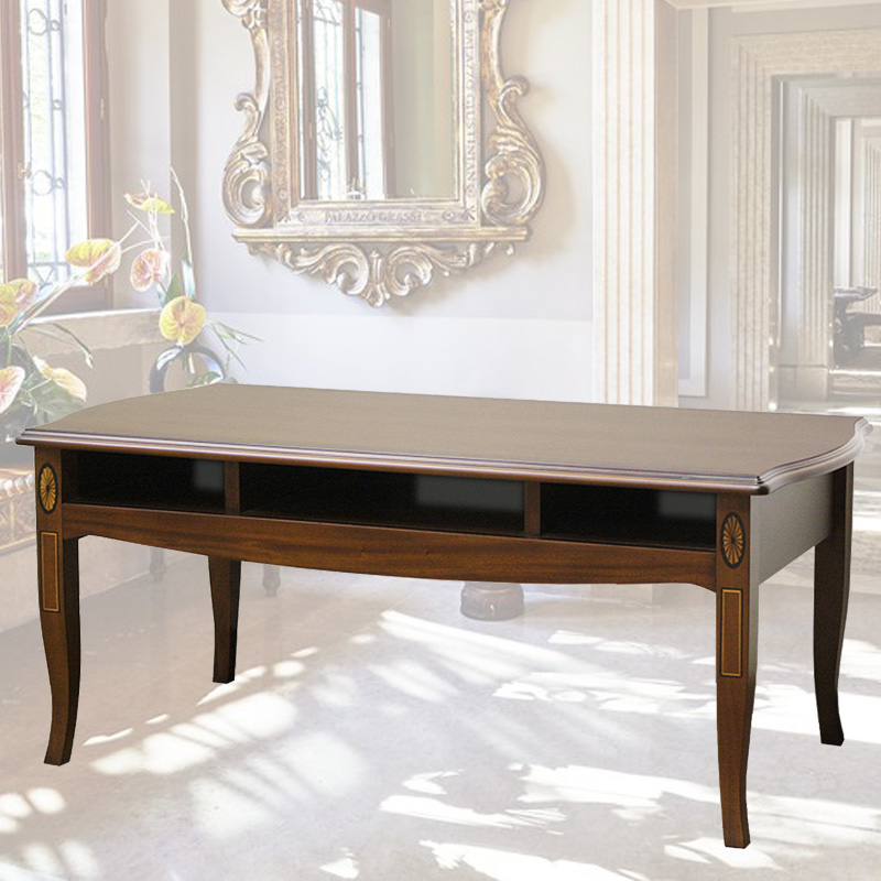 95cm幅猫脚センターテーブルLT95　TOK-VE-CT　ベネチア　逆輸入家具