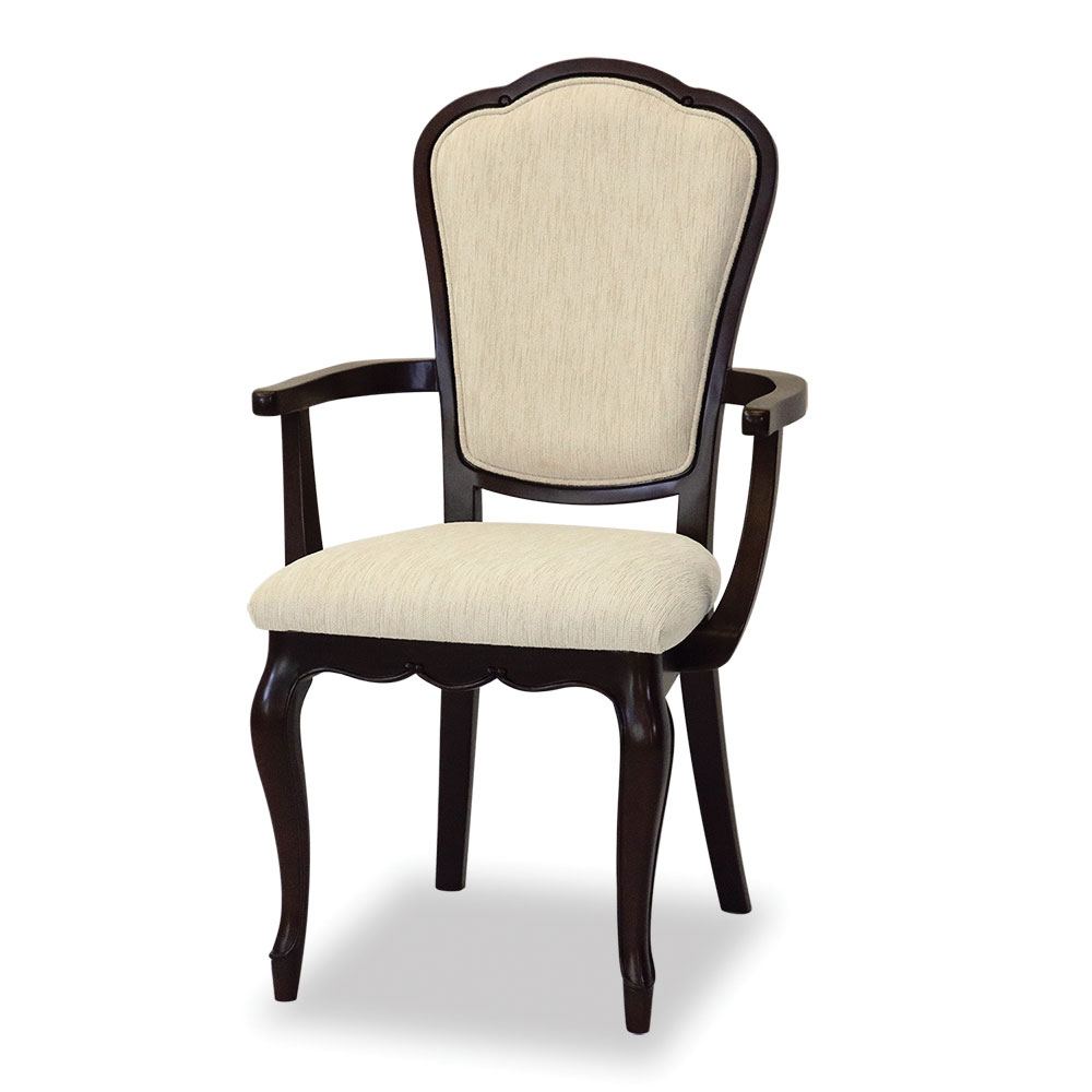 猫脚アームダイニングチェアD　フルールDM　逆輸入家具