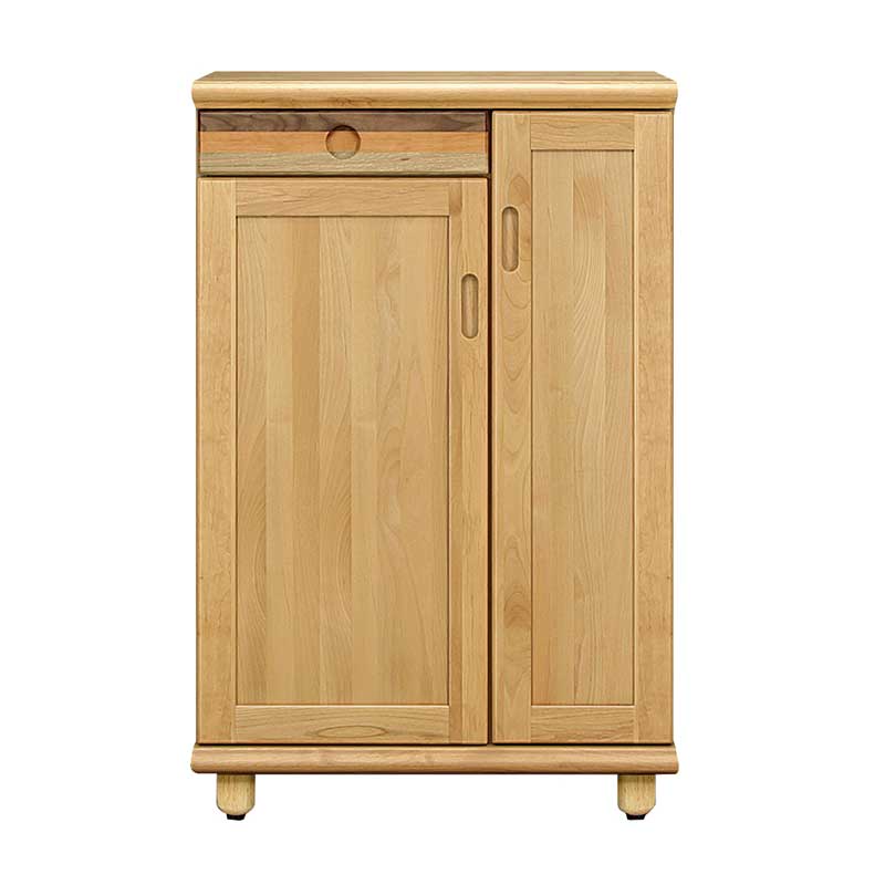 75cm幅スリムシューズボックス(下駄箱)ロータイプ　―パステルDX-75L