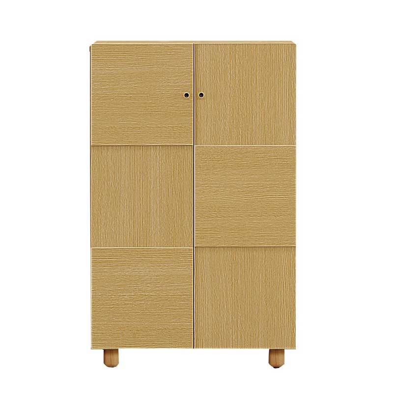 75cm幅ロータイプのシューズボックス(下駄箱)　オリーブ75LNA　ナチュラル色