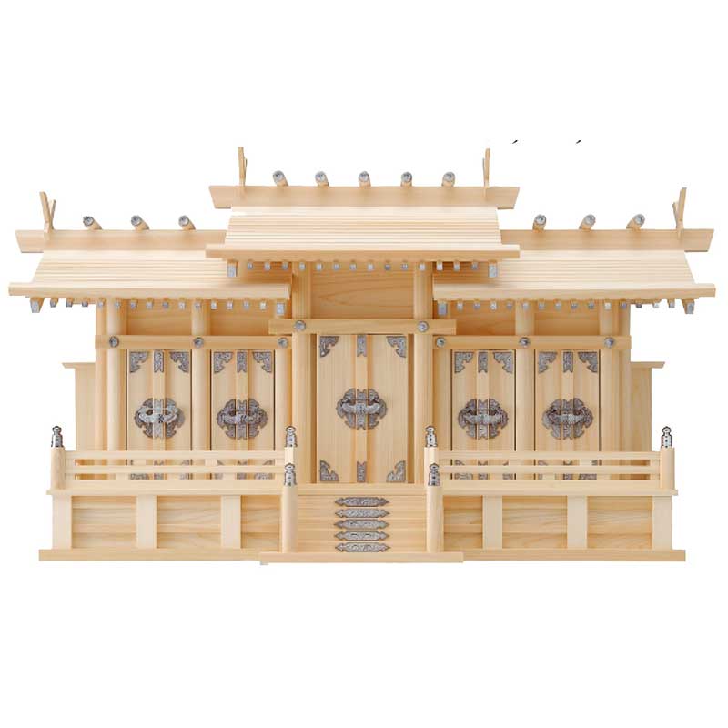 神棚　屋根違い　五社シルバー　大