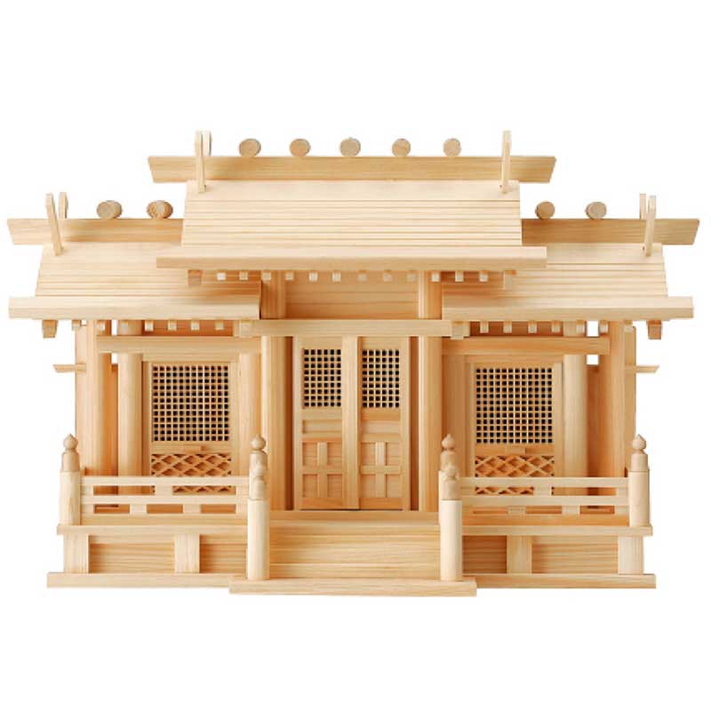 神棚　格子付き　三社　A型