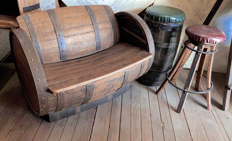 バレルベンチ(オーク前面)