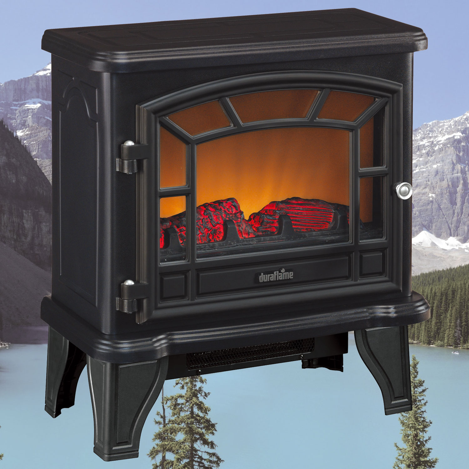 電気薪ストーブハートフォードブラック