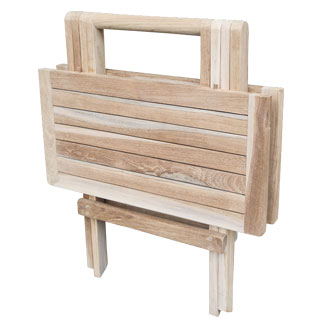 テーブル折り畳み時