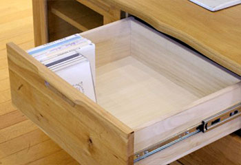 スライドレール付き引き出し