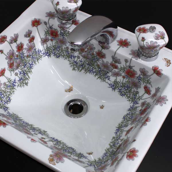 有田焼洗面ボウル