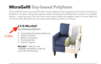 ブレントウッド社のソファーのポリファーム