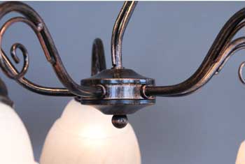 銅色をベースにしたエイジング塗装