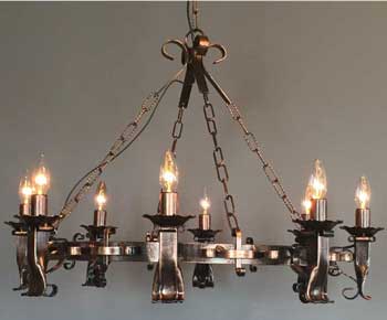 合わせて取り付けたい6灯シャンデリア