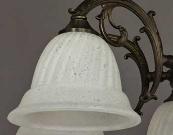 気泡入りガラスシェード