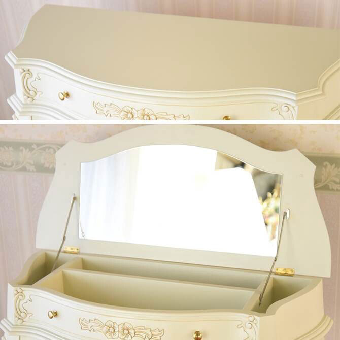 マホガニーコンソールドレッサーの写真