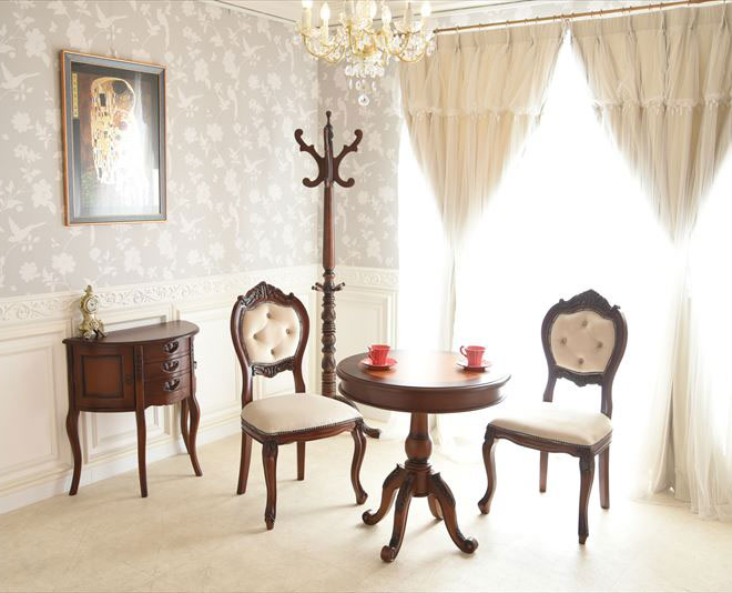 70φトリノカフェテーブル3点セットの写真