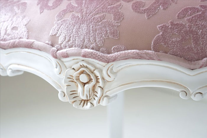 猫脚アームチェアの写真