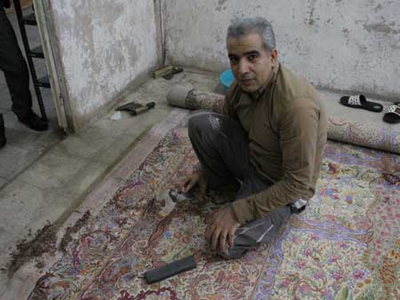 絨毯シャーリング