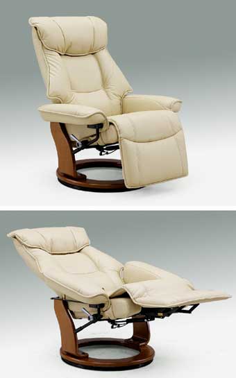 快適の背面リクライニング