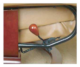 リクライニング調整機能