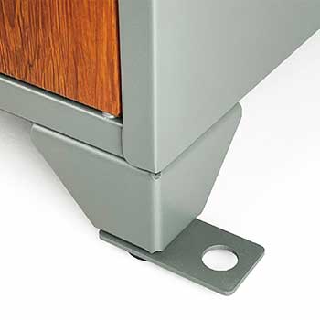 アンカ杭用プレート付き