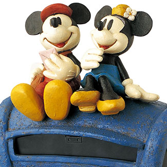 ミッキーとミニーが楽しそう