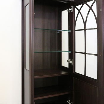 ケントハウスシリーズのガラス棚