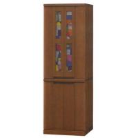 ステンド風フィルムがおしゃれな国産インテリア仏壇-クレージュDX(家具調仏壇)ウォールナット