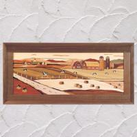 寄せ木絵シリーズ　風景No.7　 【送料無料】