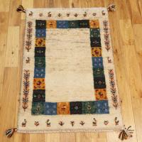 ペルシャ絨毯ギャベ(ギャッベ)　玄関マット　M-BT5225